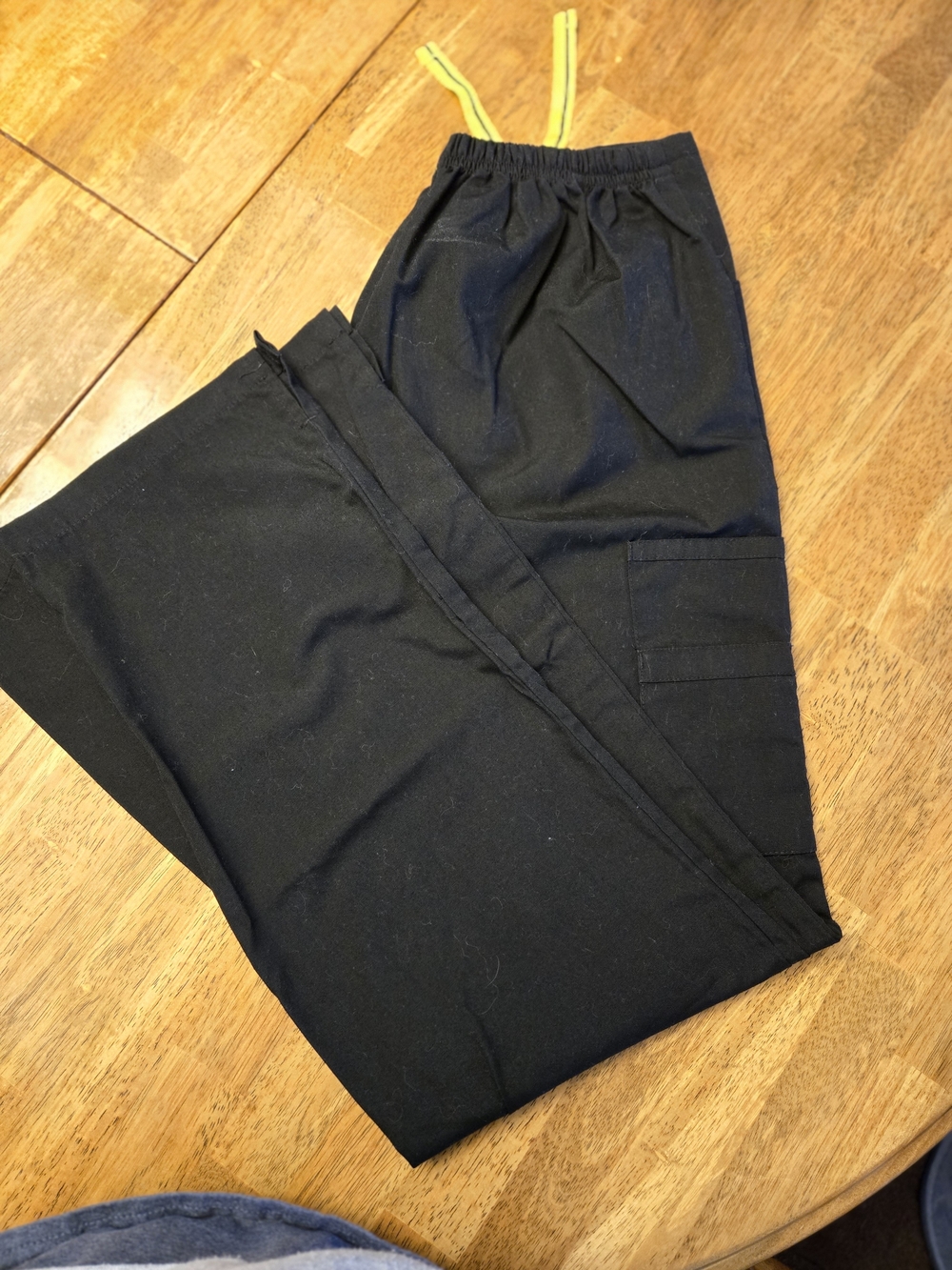 Black Drawstring Cargo Pants